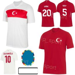 National Team Soccer Turkey Jersey Man 24-25 Euro Cup CALHANOGLU YILDIZ MULDUR GULER AKGUN YUKSEK KOKCU DEMIRAL SOYUNCU UNDER KABAK TUGAY Football Shirt Kits