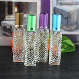 Storage Bottles 10ML Glass Perfume Bottle / Spray Metallic Aluminium Cap Perfumes Container F20242427