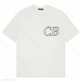 Mens T-shirts Cole Buxton Summer Spring Loose Green Grey White Black t Shirt Men Women High Quality Classic Slogan Print Top Tee with Tag Cb 88jfm