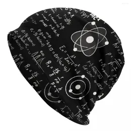 Berets Geek Math Teacher Beanie Cap Unisex Winter Warm Bonnet Homme Knitting Hats Fashion Outdoor Science Physics Skullies Beanies Caps