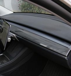 For Tesla Model 3 Model Y 2022 Interior ABS Centre Console Segmented Dashboard Replacement Cover For Model 3 Car Accessories4298678