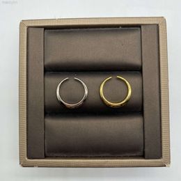 Designer Celiene Jewelry Celins Saijia Celi East Gate New High End Simple and Versatile Trendy Brilliant Arc Metal Ring for Women