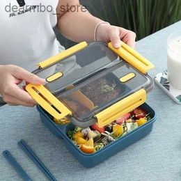 Bento Boxes Japanese style bento box for kids Portable Outdoor Picnic lunch box Leak-Proof food container storage Student Breakfast Boxes L49