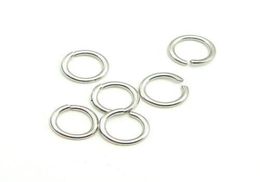 100pcs lot 925 Sterling Silver Open Jump Ring Split Rings Accessory For DIY Craft Jewellery W5008312s7759969