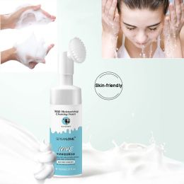 Cleansers Hyaluronic Acid Amino Acid Gentle Cleansing Mousse Moisturizing Oil Control Unclog Pores Facial Cleanser Skin Care Products