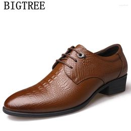 Dress Shoes Crocodile Elegant Men Leather Luxury Italian Brand Formal Classic Coiffeur Chaussure Homme Ayakkabi