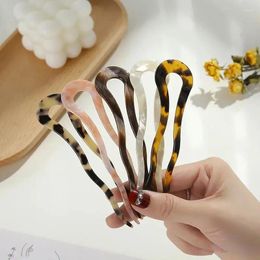 Hair Clips 1 Pcs Classic Retro Style Hawksbill Colour Acetic Acid Plate Hairpin Ladies Accessories