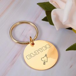 Dog Tag Customised Cats Dogs ID Personalised Anti-lost Pet Name Shiny Tags Engraving For Puppy Collar Nameplate Pendant