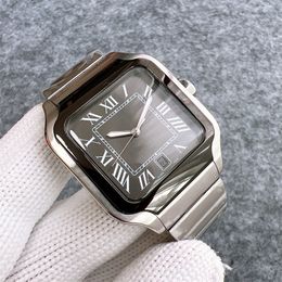 39mm Mens Designer Men's Square Mechanical Automatic Sapphire Glass Watch Fashion Sport Waterproof Wristwatch