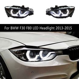 Front Lamp Streamer Turn Signal For BMW F30 F80 320i 325i LED Headlight Assembly 13-15 Daytime Running Light Headlights Assembly