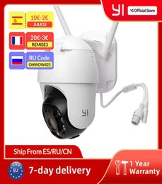 YI PTZ Wifi Outdoor Camera 1080P Digital Zoom AI Human Auto Tracking Wireless IP Camera Color Night Vision Security CCTV Camera1647629