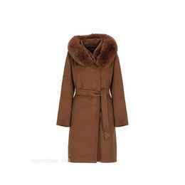 Designer Coat Luxury Woolen Coat Women's Coat Mid-length Lamb Velvet Cardigan Windbreaker Top Quality Thickened Wool Jacket Fashion Warm Loose Versatile Coats VHGF