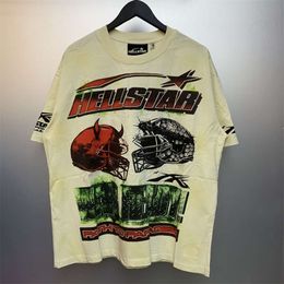 Magliette Hellstar Designer magliette per maglietta grafica Magliette da uomo Luxury Magliette Modello hip hop