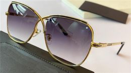 New design fashion sunglasses 224s novel design square frame exquisite twocolor plating simple and generous style uv400 top quali8820112
