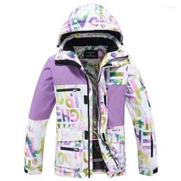 Skiing Jackets Ski For Adults Winter Outdoor Sports Windproof Thermal Snowboarding Clothing Women Men Thickened Hoodie Coats