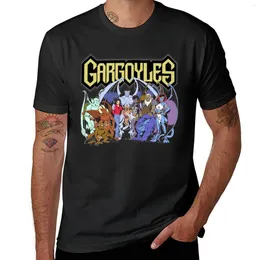 Men's Polos Gargoyles The Origin T-shirt Customs Anime Tops Vintage Mens T Shirts