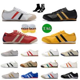 2024 New Onitsukass Tiger Mexico 66 Lifestyle Sneakers Women Men Tigers Running Shoes Black White Blue Yellow Beige Low Fashion Trainers Loafer Casual Shos