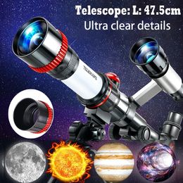 HD Professional Astronomical Telescope Children Students DualUse Science Experiment Monocular Stargazing Binoculars Teaching 240408