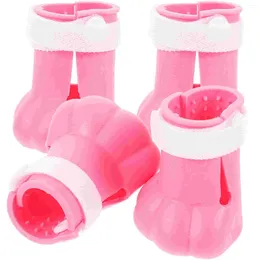 Cat Costumes 4 Pcs Silicone Foot Cover Shoes For Cats Boots Grooming Claw Covers Nail Silica Gel Only Adult