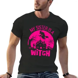 Men's Polos My Sister Is A Witch T-Shirt Plus Size Tops Quick Drying Tee Shirt Anime Men