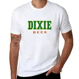 Men's Polos DIXIE BEER T-Shirt Oversizeds Quick Drying Mens Graphic T-shirts Pack