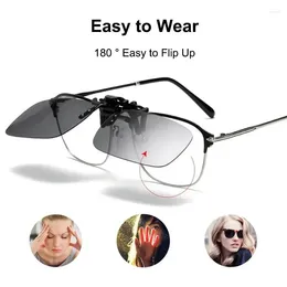 Sunglasses Clips Glasses Clip Driving Night Vision Eyeglasses Polarized UV400 Outdoor Shades High Definition Sun