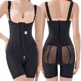 Shapewear Bodysuit Abdomen Waist Lipction Surgery Bones Body Shaper Postpartum Shaping Clothes Double Compression 240407