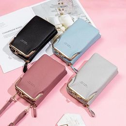 Evening Bags Women Phone Crossbody Bag PU Leather Mini Shoulder Messenger Large Capacity Travel Portable Coin Purse Card Pouch