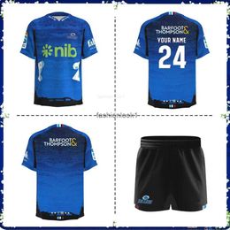 New Arrival Summer Blues Super Rugby Home Jersey 2024 Rugby Jersey Training Jersey BLUES Jersey Mens size S--3XL--5XL fw24