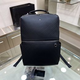 10A High Quality Fashion Backpack Style 7746-7 Designer Backpacks Real Leather Bags for Men Travel Bag Double Shoulder Back Soft Satchels Mens Backpack m ontblanc