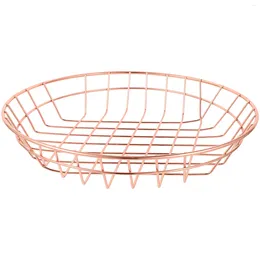 Dinnerware Sets Bread Basket Fruits Serving Storage Metal Tray Container Popcorn Iron Snack Wire French Fries Baskets