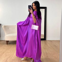 Ethnic Clothing Fashion Shiny Oversized Abaya Djellaba Muslim Dress Dubai Full Length Women Islam Kaftan Robe Jalabiya Eid
