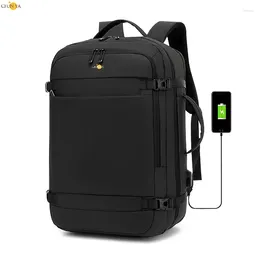 Backpack CFUN YA Luxury Business Men Women 14 15.6 Laptop Bag Pack USB Charge Schoolbag Travel Rucksack Student Backpacking