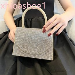 Luxury Designer Shoulder Bag Womens Crystal Handbag Metal Beads Sparkling Diamond Celebrity Underarm Bag Crossbody Womens Wallet Luxury Shopping 102-1