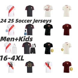 Universitario de Deportes University of Peru 24 25 Soccer Jerseys PIZARRO FALFAN GUERRERO SOLANO FLORES CUBILLAS men kids LAPADULA LUIS LBERICO football shirt S-4XL