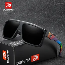 Sunglasses DUBERY Brand Design Polarised HD Men Driving Shades Male Retro Sun Glasses For Summer Mirror Oculos UV400 818