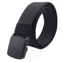 Belts 1pcs Canvas Belt Anti Allergy Fast Dry Nylon Metal Over Security Door Trousers Men's And Women's