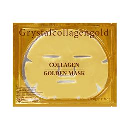 Beauty products facial hyaluron masks gold skincare beauty 24k gold crystal Hydrogel Collagen Mask