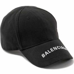 Designer Baseball Hat Embroidered Summer Fashion Ball Cap Belenciagaa Logo Baseball Cap Black l 59wlCBO3