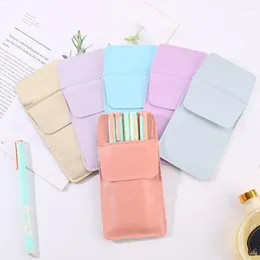 Supplies Double-Layer Doctors Nurses Accessories Leather Pencil Case Pocket Protector Pen Holder Leak-Proof Pouch