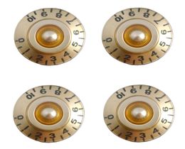 4 Pieces Speed Volume Tone Control Knobs For Les Paul LP Electric Guitar Golden3298773