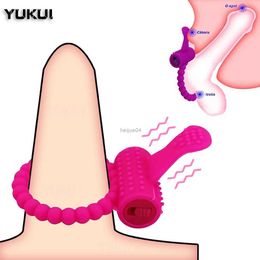 Vibrators Vibration Penis Ring Toys for Male Penis Erectile Enhancement Sexual Ability Products for Female Clitoral Stimulation ProductsL2403L2404