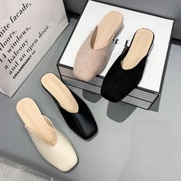 Женские тапочки летние пляжные сандалии Gai White Black Beige Women Fashion Slides на открытые кроссовки Размер 35-40