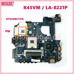 Motherboard LA8221P LA8224P LA8226P GT610M GT630M GPU Mainboard For ASUS K45V K45VD A85V A45V K45VJ K45VS K45VM K45A Laptop Motherboard