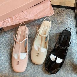 Women's Designer Brand Shoes School Jelly Shoes Princess Wear Shoes Designer Shoes Women's Girls Holiday Mary Janes Shoes Stylish Patent Leather New High Quality