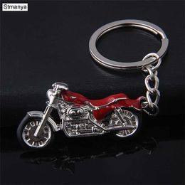 NQDD Keychains Lanyards Fashion Mountain Motorcycle Key Chain New model Car Key ring key Holder Charm 3D crafts Party Gift Keychain d240417