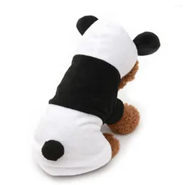 Dog Apparel Panda Costume Pet Puppy Hoodies Clothes Coat Autumn Winter Dress Size M