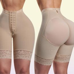 Faja Women Waist Trainer Body Shaper Butt Lifter High Control Panties Postpartum Recovery Shapewear Tummy Girdle Slimming Belt 2201152650