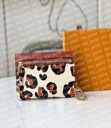 Wild Print Key Wallets Leopard Envelope Flap Keys Pouch Back With zippy Pocket Perfect SMLG3339576