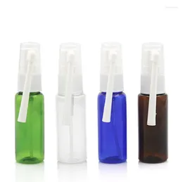 Storage Bottles 20ML Multicolor Plastic Nasal Spray Pump Mist Nose Refillable For Packaging LX1329